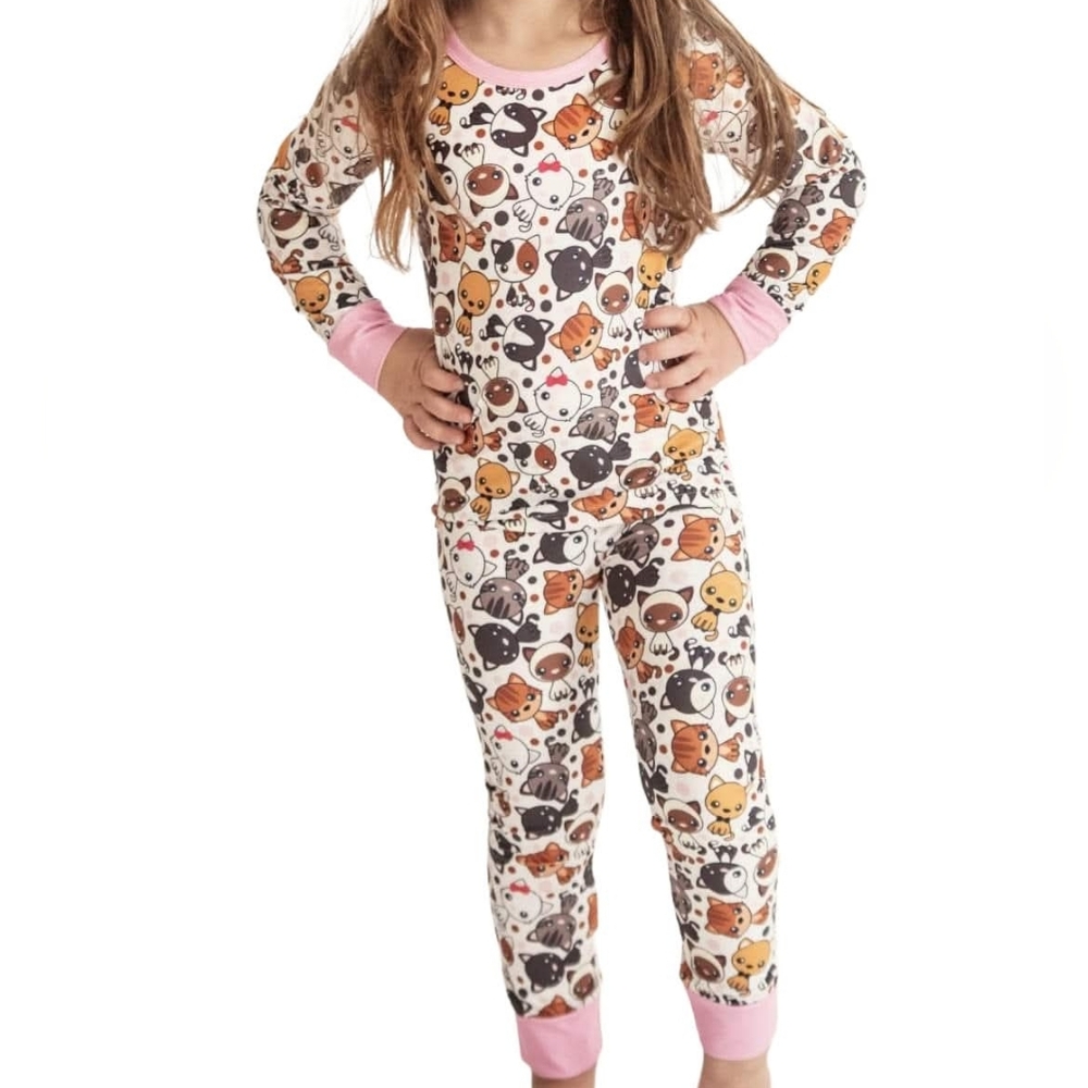 Cartoon Kitty Lounge Set